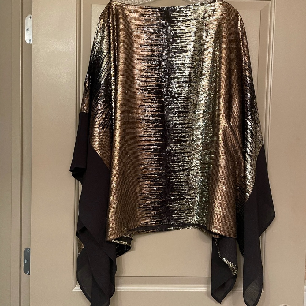 Sequin Poncho